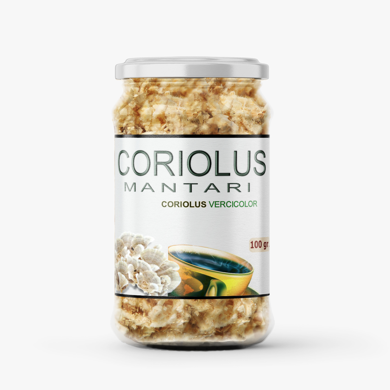 Koriolus Öğütülmüş 100g (Cam Kavanoz)