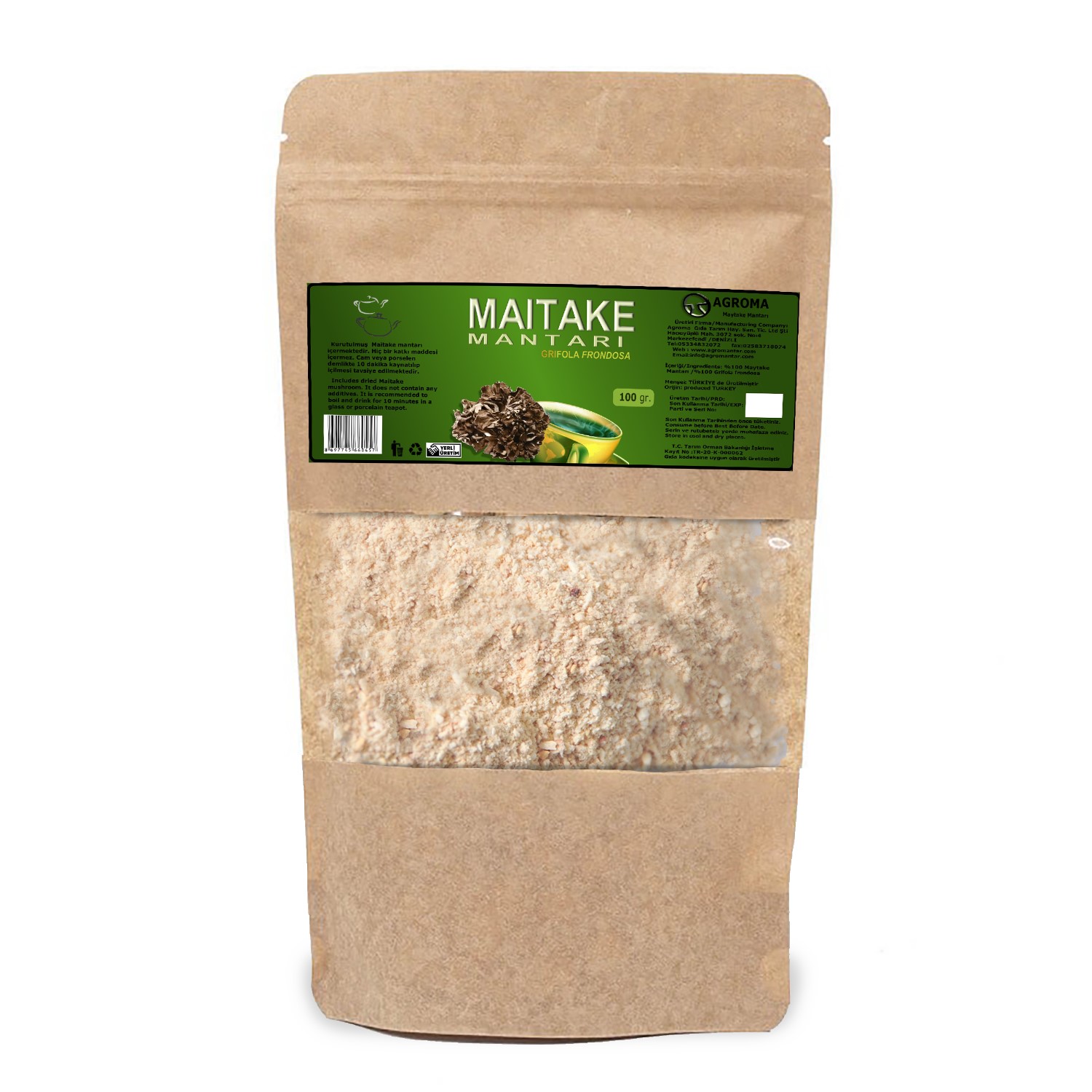 Maitake - Öğütülmüş 100 gr